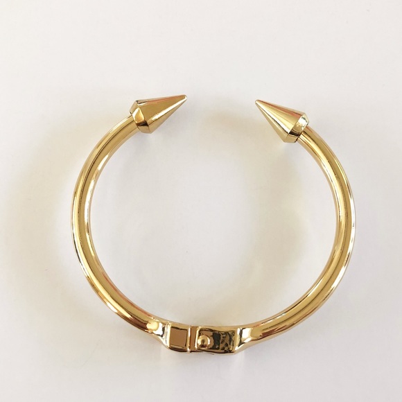 Gold Spike Cuff Bracelet - Picture 4 of 5